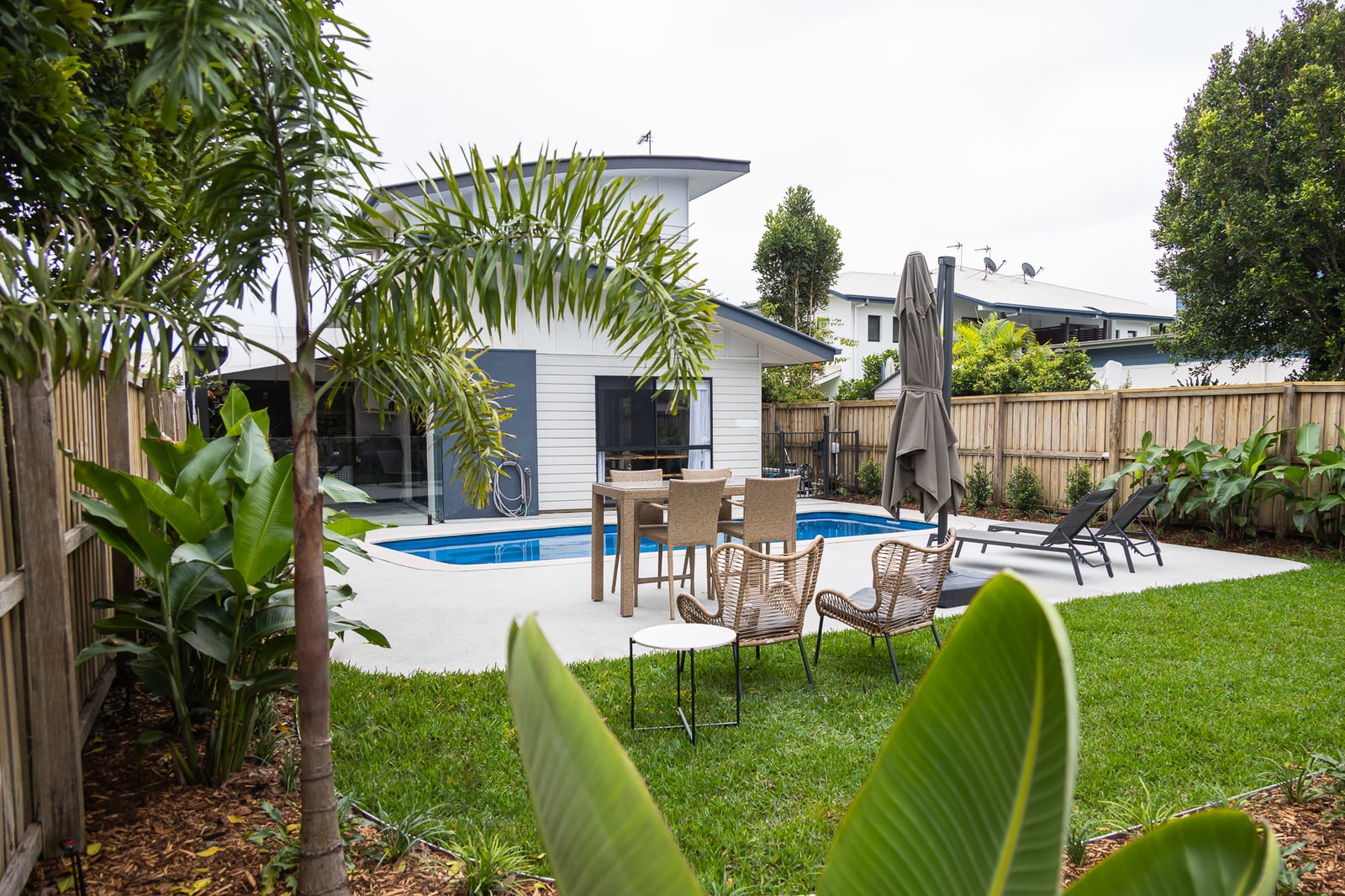 Mudjimba Oasis, completed outdoor space